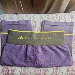 Adidas Stella McCartney Purple and Gray Leggings